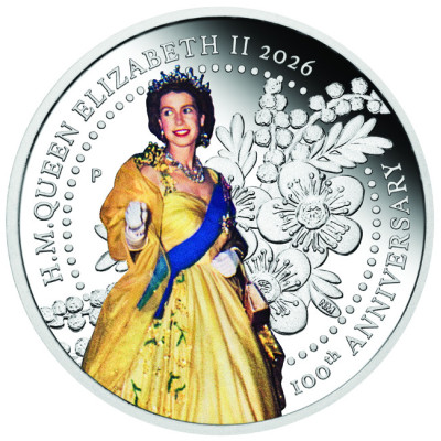 Reine Elizabeth II - Ensemble de pièces de collection en argent à l'épreuve