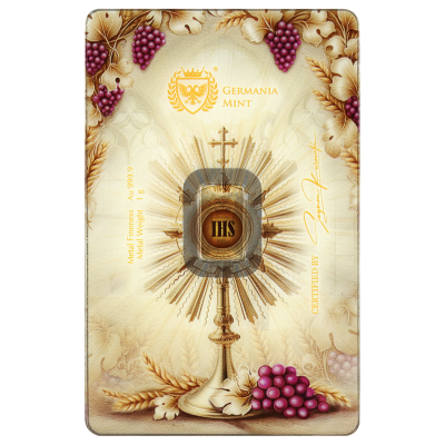 Monnaie de Germanie - 1g "Première Communion" II - lingot d'or d'investissement