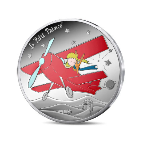 Petit Prince - Avion - 22,5g - pièce de collection épreuve argent