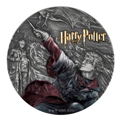 Harry Potter et la Coupe de Feu - Pièce de collection en argent de 2 oz