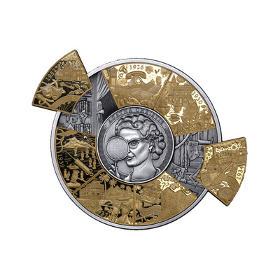 Agatha Christie (2026) - Pièce de collection de 5 oz en argent pour puzzle