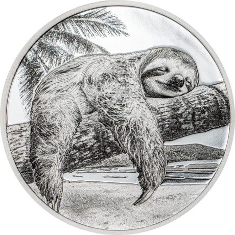 Les sept péchés capitaux - La paresse - (2026) - 1 Oz - Pièce de collection à l'épreuve de l'argent