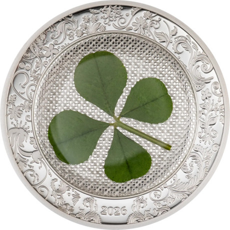 Once of Luck (2026) - Pièce de collection de 1 oz en argent à l'épreuve
