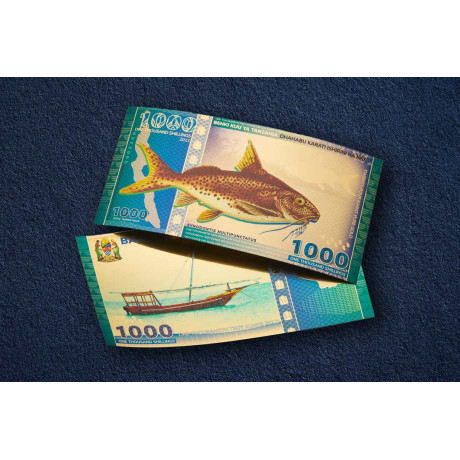 Poisson-chat du lac Tanganyika Tanzanien 1000 Shilling