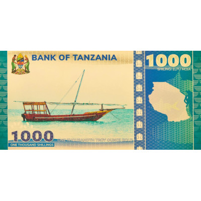 Poisson-chat du lac Tanganyika Tanzanien 1000 Shilling