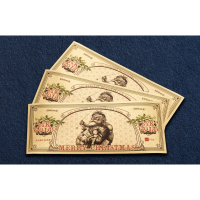 Santa Bucks Aurum - Billets en or 24k