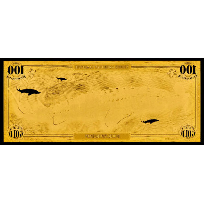 Esturgeon noir - Billets en or 24k - Série I