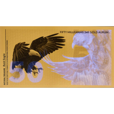 Bald Eagle Aurum - 24k Gold Bill (50mg)