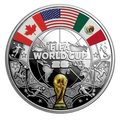 FIFA Soccer WC 2026 - 20g - Pièce de collection en argent