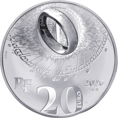 Le Seigneur des Anneaux - Pièce de collection en argent de 1 oz