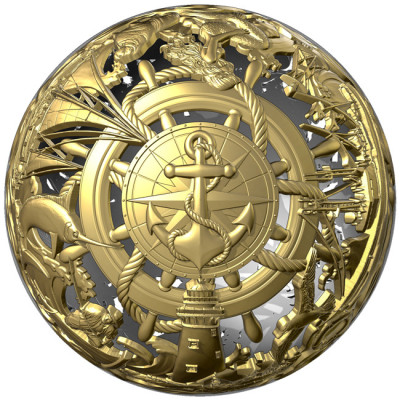 Sea & Surface - 2 Oz - Pièce de collection en argent
