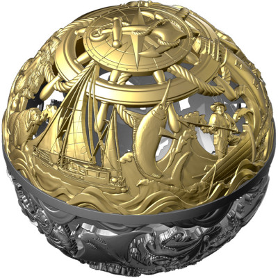 Sea & Surface - 2 Oz - Pièce de collection en argent