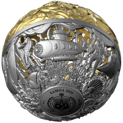 Sea & Surface - 2 Oz - Pièce de collection en argent