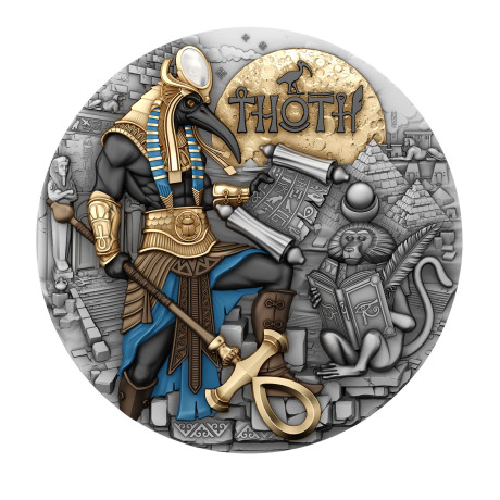 Thot - 2 Oz - Pièce de collection en argent