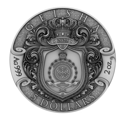 Geisha - 2 Oz - Pièce de collection en argent