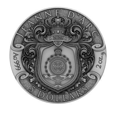 Jeanne d'Arc - 2 Oz - Pièce de collection en argent
