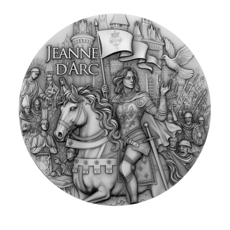 Jeanne d'Arc - 2 Oz - Pièce de collection en argent