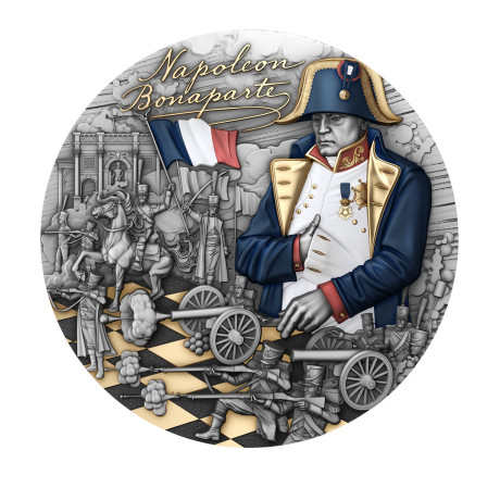 Napoléon Bonaparte - 2 Oz - Pièce de collection en argent