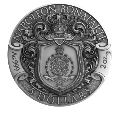 Napoléon Bonaparte - 2 Oz - Pièce de collection en argent