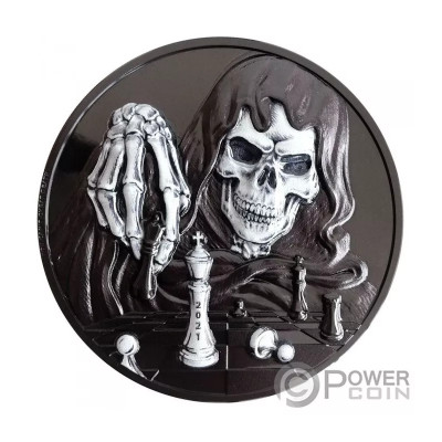 Dark Checkmate (2021) - Pièce de collection épreuve en argent de 3 oz