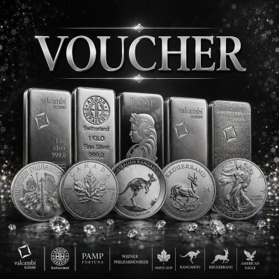Bon cadeau offrant une réduction de 3 % sur l'achat d'argent d'investissement
