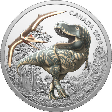 T-Rex (2026)  - 1 once - pièce de collection en argent