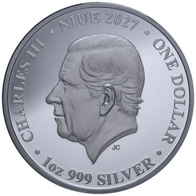 Lunar Goat (2027) - 1 once - pièce de collection en argent de qualité « proof »