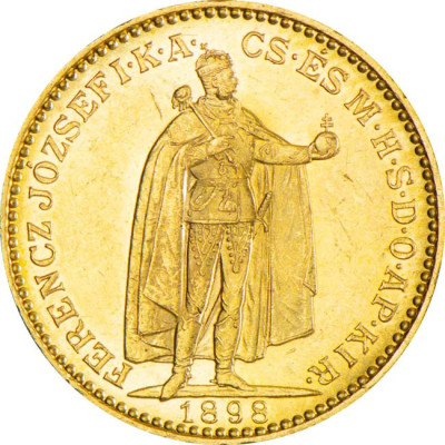 Hongrie 20 Corona - pièce d'investissement en or