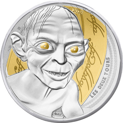 Le Seigneur des Anneaux - Gollum - (2026) - pièce de collection en argent colorée