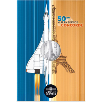 Les 50 ans du Concorde (2026) - pièce de collection en argent