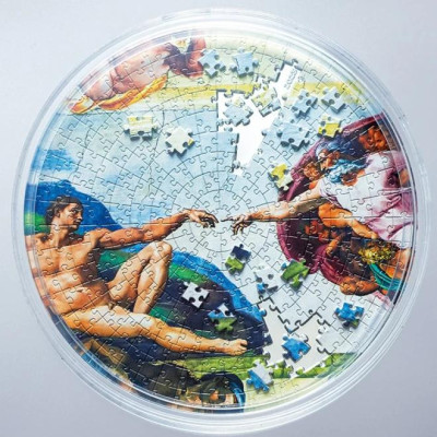 La Création d'Adam - 5 oz - pièce de collection en argent à assembler