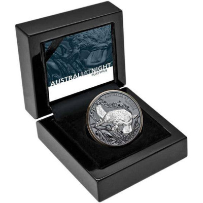 Wombat (2021) - 1 once - pièce de collection en argent noir « proof »