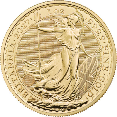 Britannia (2027) - 1 once - pièce d'investissement en or